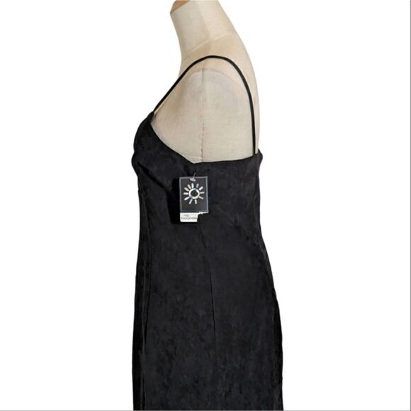 NWT No Boundaries Y2K Black Faux Suede Dress - Picture 4 of 5